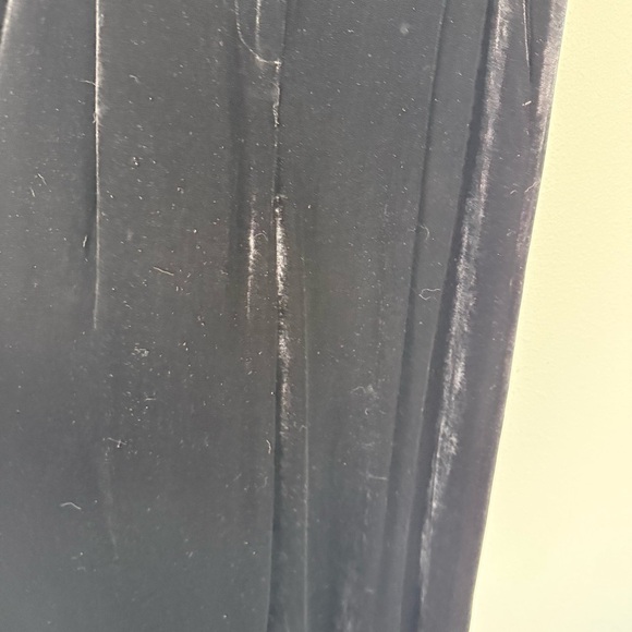 Poetry Wide Leg Silk Velvet Trouser Pants Black Business Casual Women’s Size 6 - Picture 4 of 11